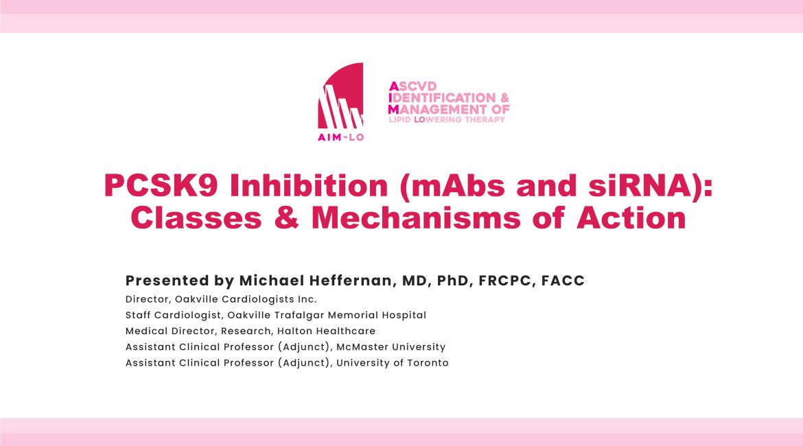 AIM-LO: PCSK9 inhibition (mAbs and siRNA) - Mechanisms of Action