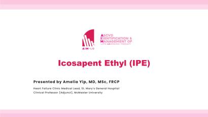 AIM-LO: Icosapent ethyl (IPE)