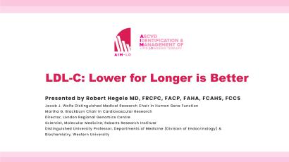 AIM-LO: LDL-C: Lower for Longer is Better