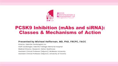 AIM-LO: PCSK9 inhibition (mAbs and siRNA) - Mechanisms of Action